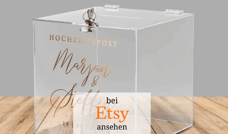 Geldbox zur Hochzeit günstig kaufen 20 